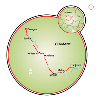 Cologne to Frankfurt Map