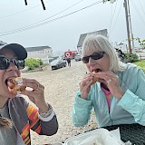 Lunch stop! Our first ever lobster roll! (photo by Donna M.)
