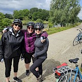 Cycling break (photo by Connie D.)