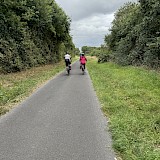 Biking the Dutch bikeways! (photo by Stephanie H.)