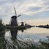 The windmill row in the Netherlands! (photo by Scott D.)