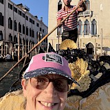 Can’t visit Venice without a gondola ride especially after meeting the gondola maker! (photo by Laurie A.)