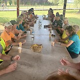 Visit to the cheese factory. (photo by August A.)