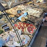 market’s full of cheese and fruits! (photo by Dale S.)