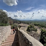 A walk in Assisi old town (photo by Kochava P.)