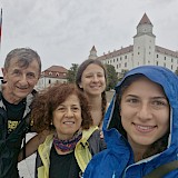 End of third day of bike tour: city of Bratislava. (photo by ANTONIO CARLOS Z.)