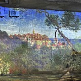 Monet immersion exhibit in a limestone quarry (photo by Joan S.)