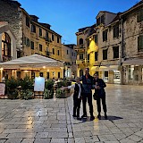 Morning in the city of Split. (photo by Liz L.)