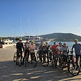 Our beautiful ship behind us on our last day of riding. (photo by Liz L.)