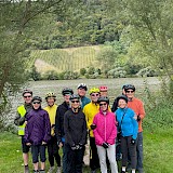 A heart shaped vineyard along the Moselle (photo by Diane S.)