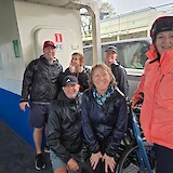 One rainy day didn't spoil a fun biking day with good friends! (photo by Betsy S.)