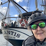 Just finished the ride on the last day!! Sad to see it end! (photo by Kathy M.)