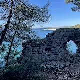 Church ruins by the sea. (photo by Chandra N.)