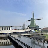 Zaandam North, pier to the Iris, April 23, 2025 (photo by Debra & Terry B.)