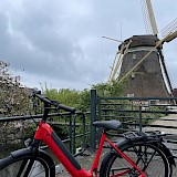 First windmill along the trail (photo by Pat B.)