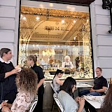 A gorgeous coffee house in Vienna (photo by Theresa G.)