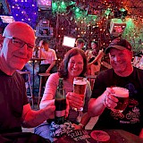 Took Leslie’s advice and went to Ruins Bar in Budapest. Very unique! (photo by Jackie H.)