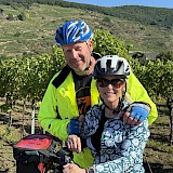 Miles of vineyards on our last biking day! (photo by Jackie H.)
