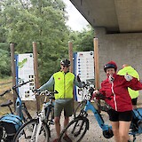 Hiding under the bridge til the rains stop (photo by Stuart F.)