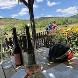Savoring the wines of the Wachua Region (photo by Stuart F.)