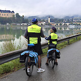 A beautiful start to our morning ride along the Danube (photo by Terri T.)