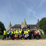 Our group outside a castle (photo by Dorothy T.)