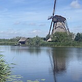 Canals , farmland, beautiful old windmills (photo by Debra L.)
