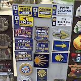Signs along the Camino (photo by Patricia & Steve M.)
