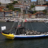 Rabelo wine boat in Porto. (photo by Jack M.)