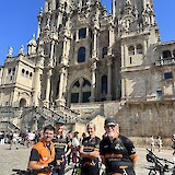 We made it to Santiago 301 km =187.0327 miles (photo by Jack & Christine D.)