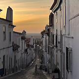 Estremoz at end of a long biking day. (photo by Patty M.)