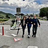 Walking in Melk (photo by Noushin P.)