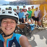 The best Bike Tour Guides ever (in the Navy and with light blue polo shirts)! (photo by Cheryl C.)