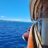 Cruising to the next island! (photo by Cheryl C.)
