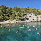 Swimming in the Adriatic Sea (photo by Barbara A.)