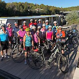 All of us before departing one morning. (photo by Vicki W.)