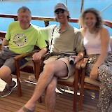 My husband, Don with Jack and Chrysa (photo by Kathleen S.)