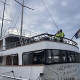 Romanica sailing and biking (photo by Virginia B.)