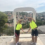 Top of climb! (photo by Virginia B.)
