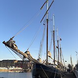 Our beautiful 4-masted schooner. (photo by Susan L.)