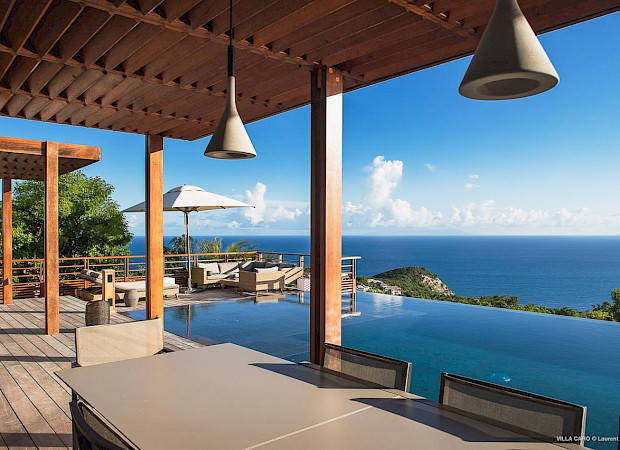 Vacation Rental St Barthelemy WV ARO Villa St Barts Villa AROdek Desktop