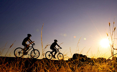 Biking at Pumulani. ©TO
