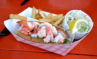 Lobster rolls in Maine. Flickr:Kimberly Vardeman
