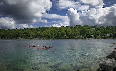 Kayakers at Lion's Head in Ontario, Canada. Flickr:Gary Paakkonen