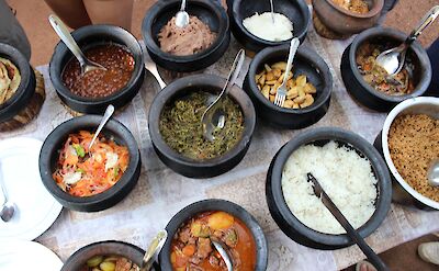 Traditional Tanzanian food. Flickr:Pia Andrews