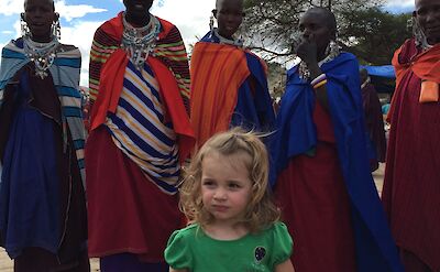 TripSite's little Zoe with the Maasai in Tanzania, Africa! @Gea