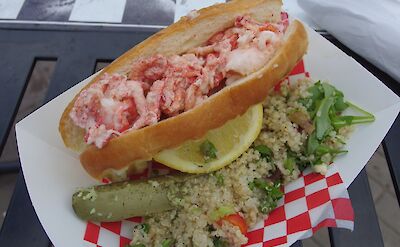 Canadian lobster roll! Flickr:pelican