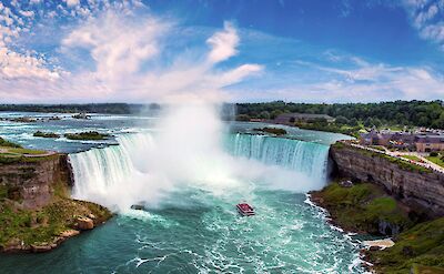 Niagara Falls in Canada. 