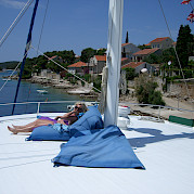 Sun deck - Kapetan Jure | Bike & Boat Tours