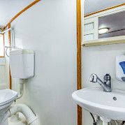 Cabin Bathroom - Kapetan Jure | Bike & Boat Tours